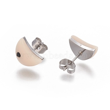 (Jewelry Parties Factory Sale)304 Stainless Steel Rhinestone Stud Earrings(EJEW-F234-38P)-2