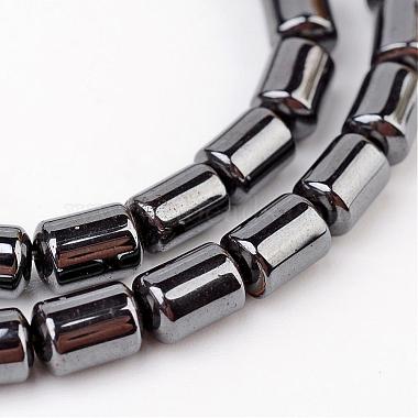 17.5 inch Non-Magnetic Synthetic Hematite Necklace(X-IMN009)-5