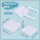 Square Plastic Loose Diamond Storage Boxes(CON-WH0095-50A)-2