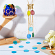 olycraft 30pcs carreaux de mosaïque en verre coloré(DIY-OC0009-40F)-6