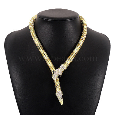 Snake Rhinestone Necklaces