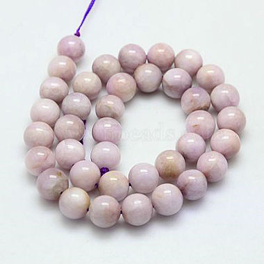 Round Natural Kunzite Beads Strands(G-K068-28-12mm)-3