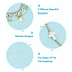 Aricraft 3pcs 3 bracelets chapelet de style sertis de breloques de la Vierge Marie(BJEW-AR0001-04)-4
