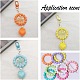 24Pcs 12 Colors Opaque Acrylic Bead Frames(SACR-AR0001-22)-7