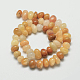 Pierres de perles naturelles de topaze jade(G-J337-30-01)-2