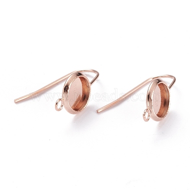 304 Stainless Steel Earring Settings(STAS-O141-03RG)-2