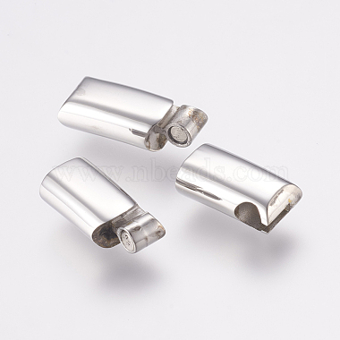 304 Stainless Steel Magnetic Clasps with Glue-in Ends(STAS-F122-04P)-3