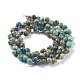 Natural African Turquoise(Jasper)  Beads Strands(G-H243-10)-2