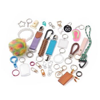 Luck Bag, Including Mixed Shapes Glass Cabochons, Mosaic Tiles, for Home Decoration or DIY Crafts, Mixed Color, 8~30mm
