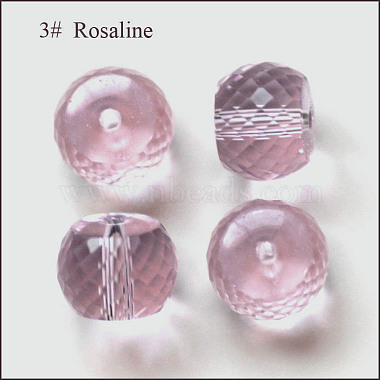 Pink Drum Glass Beads