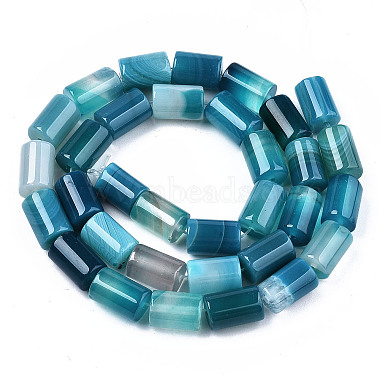 Natural Agate Beads Strands(G-T131-70B)-2