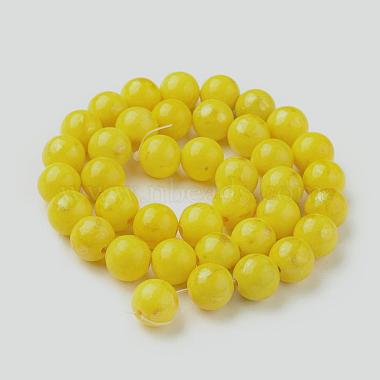 Natural Jade Beads Strands(G-F670-A10-8mm)-4