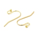 Golden Color Brass Hook Ear Wire(X-J0JQN-G)-2