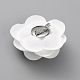 Camellia Shaped Velet Lapel Pin(JEWB-WH0010-50B)-2