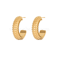 Elegant European Style Stainless Steel Gold-Plated Women's Earrings(WS1374-7)