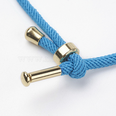 Bracelet en coton avec cordon torsadé(MAK-L012-02)-2