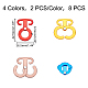 Superfindings 8 Stück 4 Farben(TOOL-FH0001-17)-6