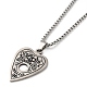 Colliers pendentif coeur(NJEW-A023-03P)-1