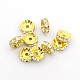 Brass Rhinestone Spacer Beads(X-RSB039-B01G)-1