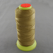 Nylon Sewing Thread, Dark Goldenrod, 0.8mm, about 300m/roll(NWIR-Q005-04)