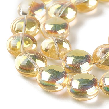 brins de perles de verre de galvanoplastie transparentes(EGLA-P049-01A-HP02)-3