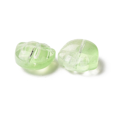 Perles de verre peintes par pulv&eacute;risation transparent(GLAA-I050-12B)-2