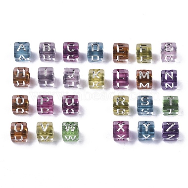 Transparent Acrylic Beads(PACR-N006-001)-2