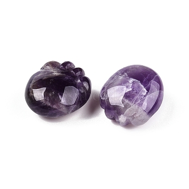 Natural Amethyst Footprint Figurines(DJEW-N003-02B)-2