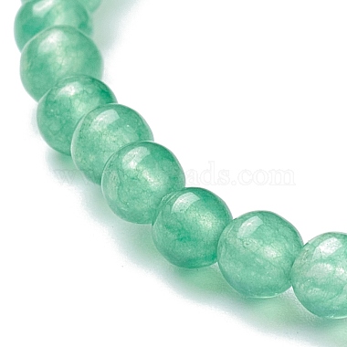 Dyed Natural Jade Beaded Stretch Bracelets(BJEW-A117-A-34)-3