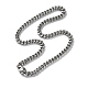 304 Stainless Steel Cuban Link Chain Necklaces(NJEW-P288-20P)-1