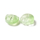 Perles de verre peintes par pulv&eacute;risation transparent(GLAA-I050-12B)-2