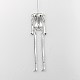 Tibetan Style Alloy Human Body Skeleton For DIY Toy Doll Making(TIBE-39030A-AS-NR)-2