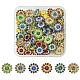 60Pcs 6 Colors Rhinestone Buttons(RB-YW0001-08)-1