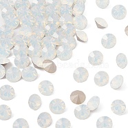 Preciosa&reg MAXIMA Crystal Round Stones, Czech Crystal, Dura Foiling, Round(431 11 615 Chaton), 01000 White Opal, SS6/PP13(1.9~2.1mm)(Y-PRC-RBSS6-01000)