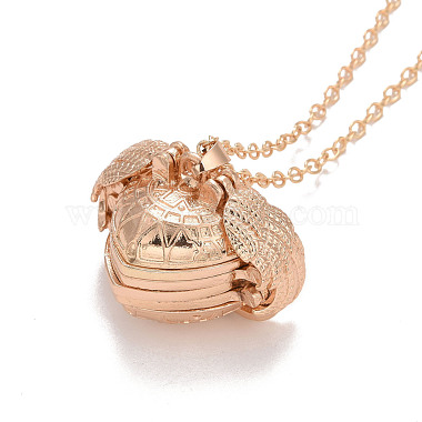 Alloy Multi Picture Photo Heart Locket Pendant Necklace for Women(NJEW-M191-02KCG)-2
