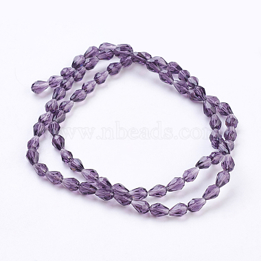 Glass Beads Strands(X-GLAA-R024-6x4mm-2)-2
