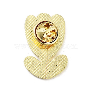 Golden Alloy Brooches(JEWB-C032-03C-G)-2