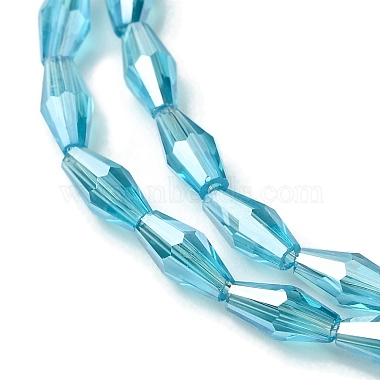 Transparent Electroplate Glass Beads Strands(GLAA-K064-05A-PL07)-3