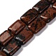 Natural Mahogany Obsidian Beads Strands(G-T047-B26-01)-1