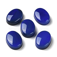 Natural Agate Cabochons, Dyed & Heated, Oval, 15x20x6.5mm(G-Q005-01B-01)