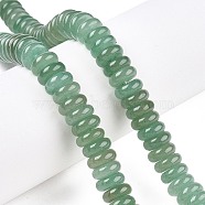 Natural Green Aventurine Beads Strands, Rondelle, 10x4mm, Hole: 1mm, about 50pcs/strand, 7.68~8.2''(19.5~20.5cm)(G-T138-65)