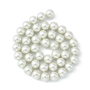 umweltfreundliche runde Perlenstränge aus gefärbtem Glasperlen(HY-A002-10mm-RB009)-3