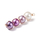 Glass Pearl Round Beads Pendants(PALLOY-JF01879)-4