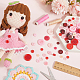 300 個 2 色の樹脂ボタン(DIY-SP0003-98B)-3