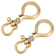 WADORN 1Pc Brass D Ring Screw Pin Anchor Shackle(FIND-WR0010-61)-1