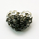 Polymer Clay Rhinestone Beads(X-RB-D040-20x16mm-1I)-1
