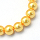 Baking Painted Pearlized Glass Pearl Round Bead Strands(HY-Q003-10mm-56)-2