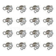 304 Stainless Steel Bead Tips, Calotte Ends, Clamshell Knot Cover, Stainless Steel Color, 5x3x2mm, Hole: 1mm, 300pcs(STAS-UN0001-86P)