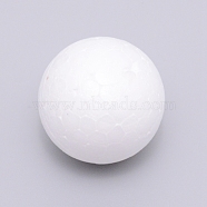 Modelling Polystyrene Foam, DIY Decoration Crafts, Round, White, 30mm(DIY-WH0196-06B)