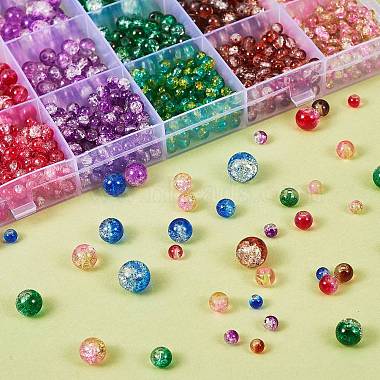 1500Pcs 24 Style Baking & Spray Painted Crackle Glass Beads(CCG-SZ0001-13A)-3